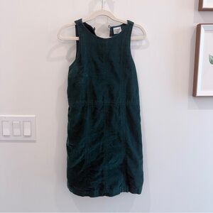 Abercrombie Kids Dark Green Corduroy Mini Dress